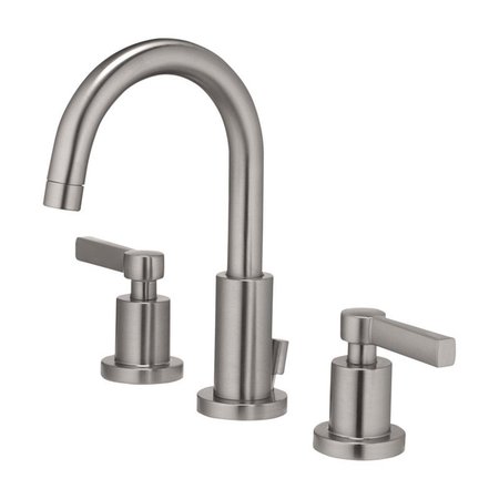 COMFORTCORRECT Modena Widespread Lavatory Pop-Up Faucet, 8 in. - Brushed Nickel CO2513296